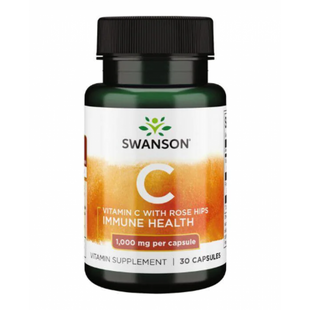 Vitamin C Rose Hips 1000mg - 30caps 9157 фото