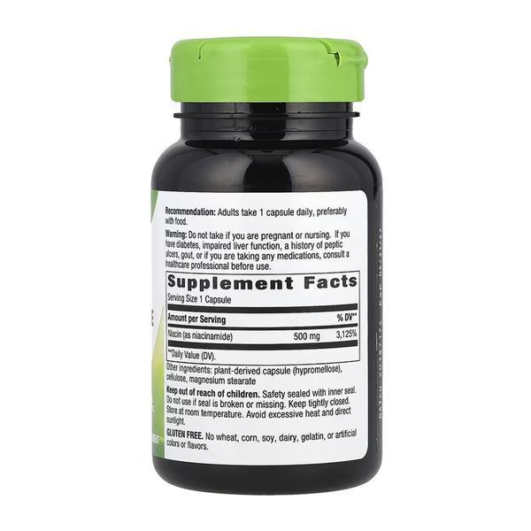 Niacinamide 500 mg - 100 caps 31567 фото