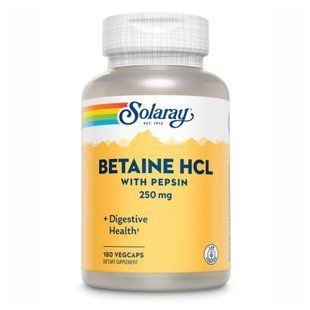 Betaine HCl 250mg - 180 vcaps 23532 фото