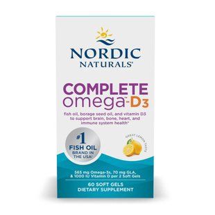 Complete Omega-D3 - 60 softgels 31120 фото