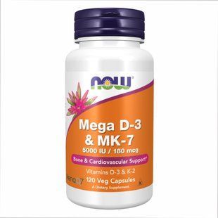 MEGA D-3 & MK-7 - 120 vcaps 24123 фото