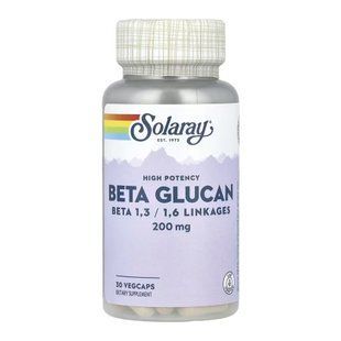 High Potency Beta Glucan 200mg - 30 vcaps 32138 фото