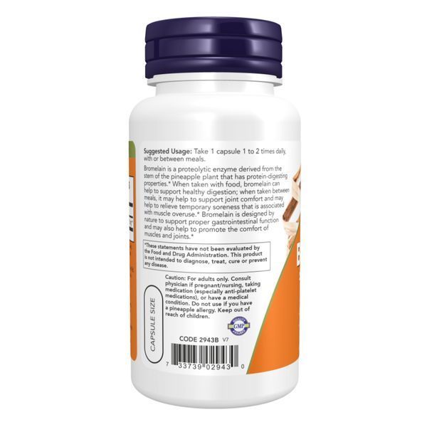 Bromelain 500mg - 120 vcaps 24693 фото