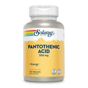 Pantothenic Acid 500mg - 100 veg caps 28637 фото