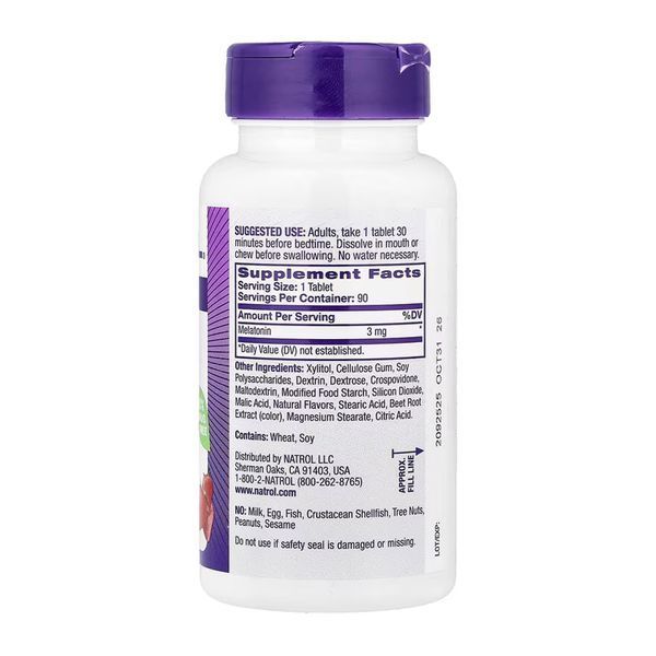 Melatonin 3mg - 90 tabs 31436 фото