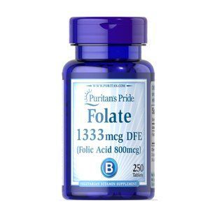 Folate 1333 mcg DFE - 250 tabs 27034 фото