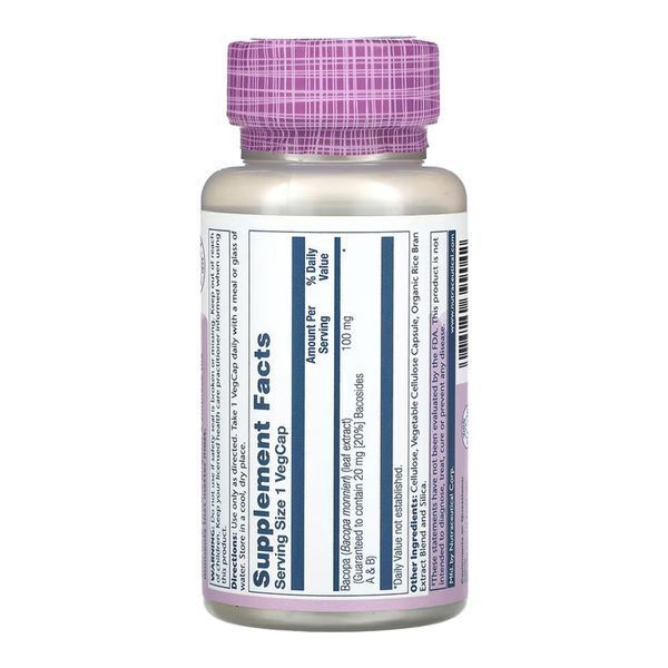Bacopa 100mg - 60 vcaps 31973 фото