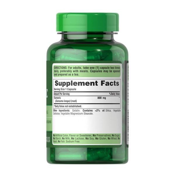 Turmeric 800 mg - 100 caps 31618 фото