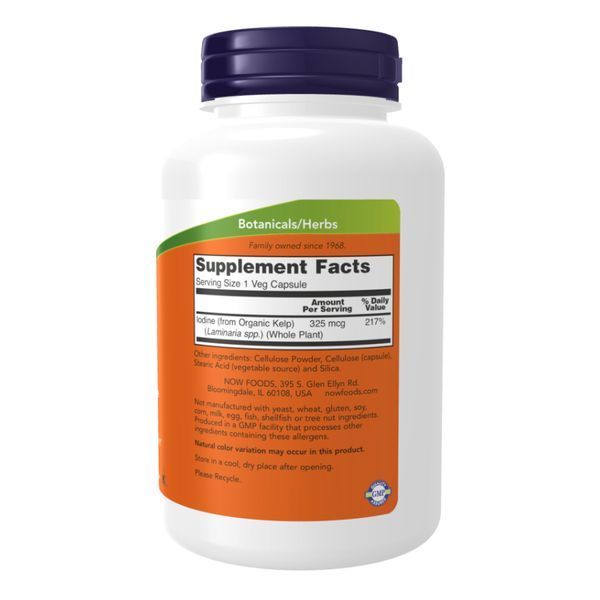 Kelp 325mcg Of Natural Lodine - 250 vcaps 25319 фото