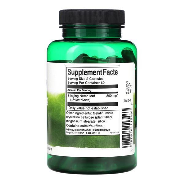Stinging Nettle Leaf 400mg - 120 caps 29248 фото