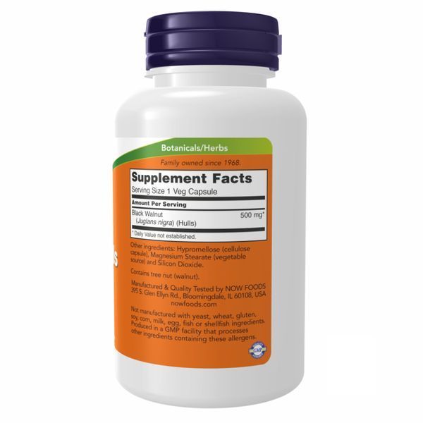 Black Walnut Hulls 500 mg - 100 vcaps 22042 фото