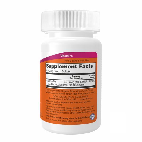VIT D-3 10,000 IU - 120 sgels 18330 фото