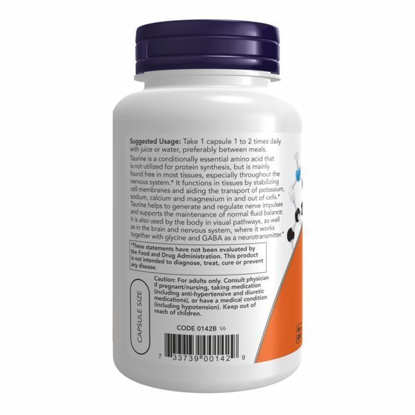 Taurine 1000mg - 250 vcaps 25678 фото