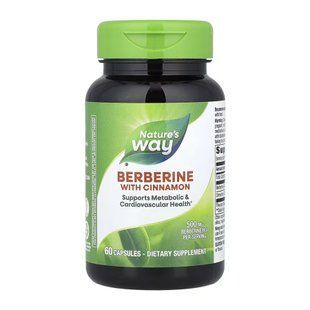 Berberine with Cinnamon - 60 vcaps 31555 фото