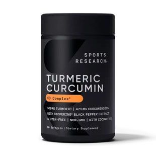 Turmeric Curcumin C3 Complex 500mg - 60 softgels 28333 фото