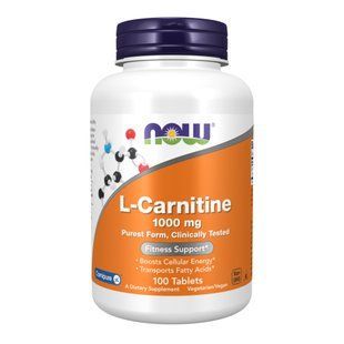 Carnitine Tartrate 1000mg - 100 tabs 24624 фото