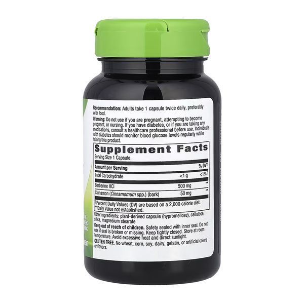 Berberine with Cinnamon - 60 vcaps 31555 фото