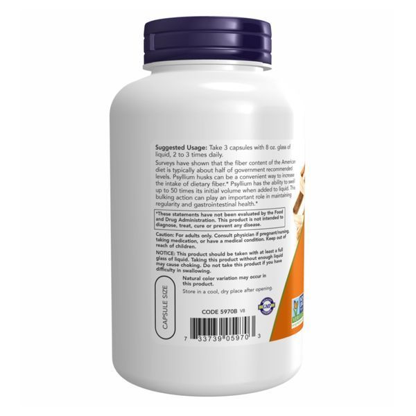Psyllium Husk 500mg - 200 vcaps 25581 фото