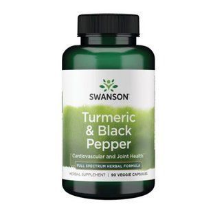 Turmeric & Black Pepper - 90 vcaps 27968 фото