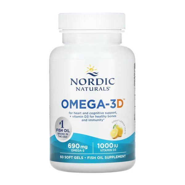 Omega-3D - 60 softgels 31127 фото