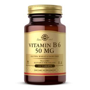 Vitamin B6 50mg - 100 tabs 25841 фото