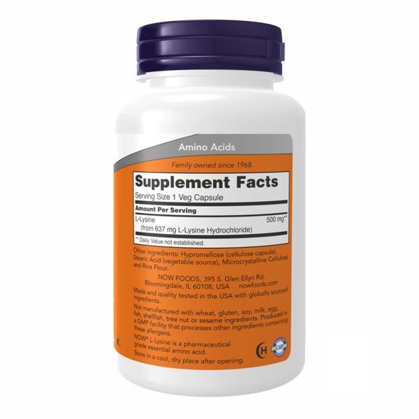 Lysine 500mg - 100 vcaps 18308 фото
