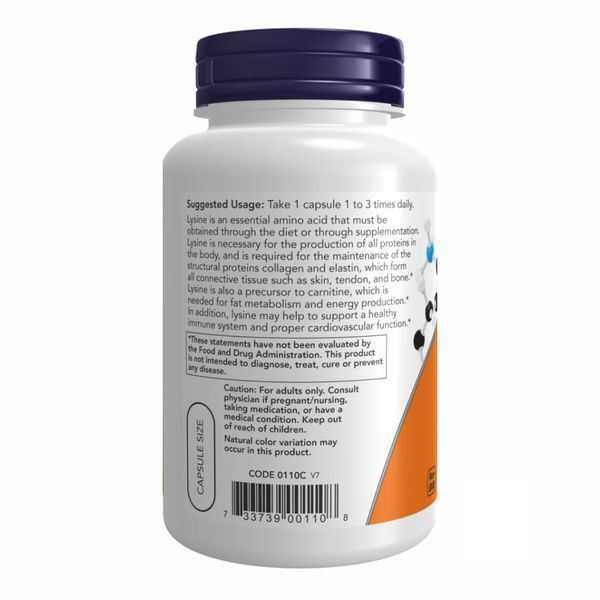 Lysine 500mg - 100 vcaps 18308 фото