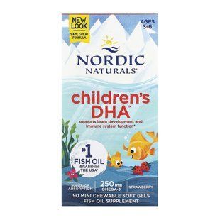 Children's DHA - 90 mini softgels 31122 фото
