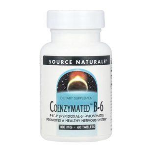 Coenzymated&trade; Vitamin B-6 100 mg - 60 tabs 31365 фото