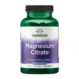 Magnesium Citrate Super Strength - 240 tabs 30951 фото