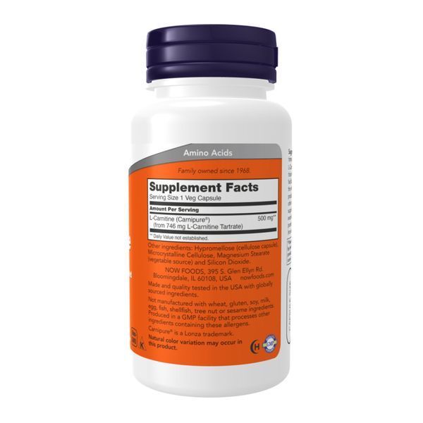 L-Carnitine 500mg - 180 caps 29652 фото