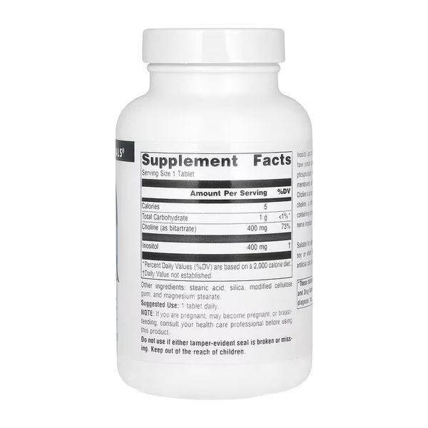 Inositol & Choline 800 mg - 100 tabs 31354 фото