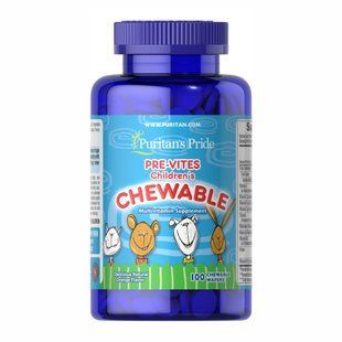 Pre-Vites Children's Multivitamin - 100 Chewables 18154 фото