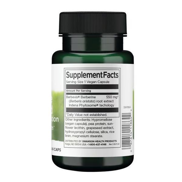 Berberine Advanced Enhanced Absorption - 30 vcaps 30968 фото