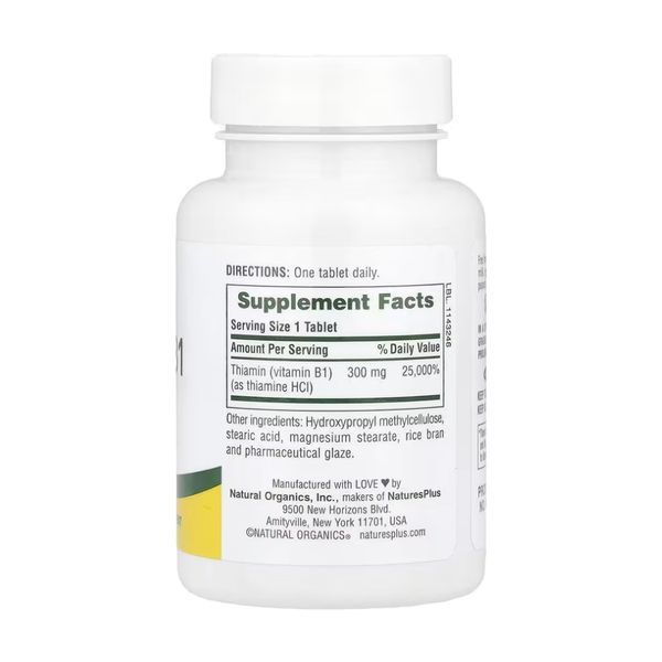 Vitamin B-1 300mg - 90 tabs 30177 фото