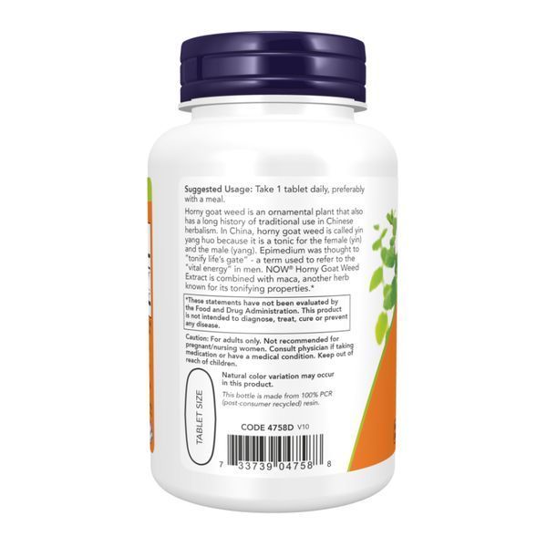Horny Goat Weed Extract 750 mg - 90 tabs 27143 фото