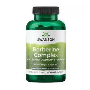 Berberine Complex with Cinnamon Gymnema & Fenugreek - 90 vcaps 28272 фото