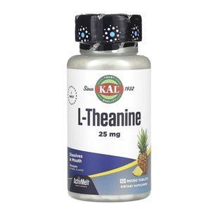 L-Theanine 25 mg - 120 tabs 31573 фото
