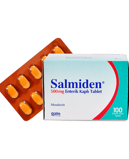 Salmiden 500 mg 100 ent tb salmiden фото