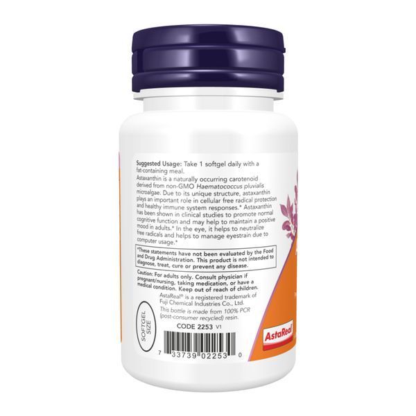 Astaxanthin 12 mg Triple Strength - 60 softgels 29762 фото