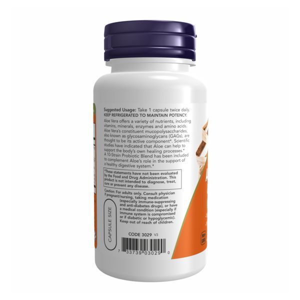 Aloe Vera 10000 & Probiotics - 60 vcaps 25675 фото