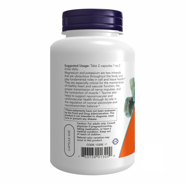 Magnesium & Potassium Aspartate - 120 vcaps 18371 фото
