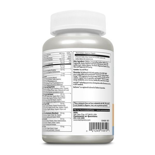 Enhanced Energy for Teens - 60 tabs 26623 фото