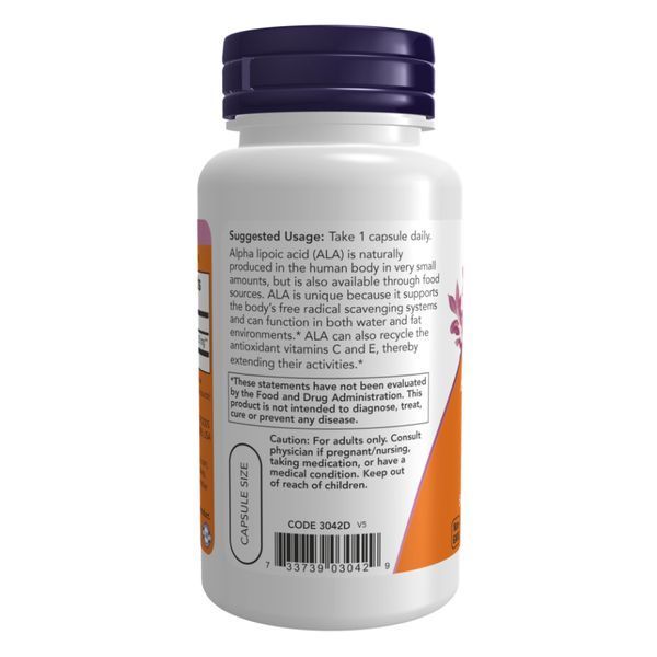 Alpha Lipoic Acid 250mg - 120 vcaps 24703 фото
