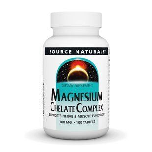 Magnesium Chelate Complex 100mg - 100 tabs 27324 фото