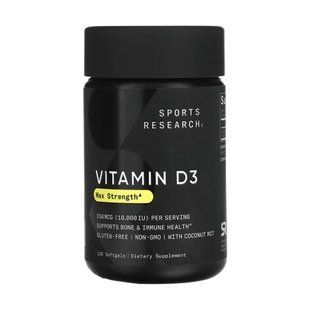 Vitamin D3 10000IU - 120 softgels 31841 фото