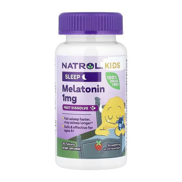 Kids Melatonin 1mg - 30 tabs 31456 фото