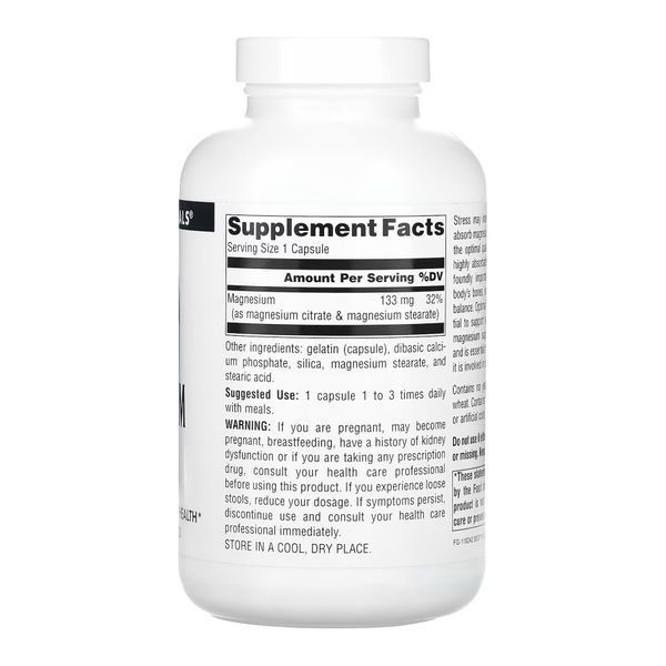 Magnesium Citrate 133mg - 180 caps 28968 фото