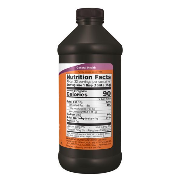 Sunflower Liquid Lecithin - 16 fl oz 22549 фото