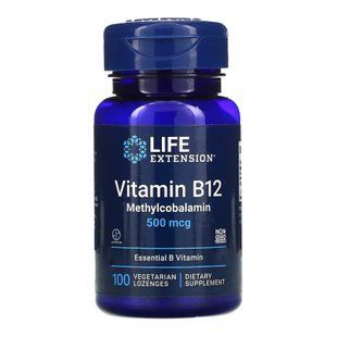 B12 500 mcg - 100 lozenges 26272 фото